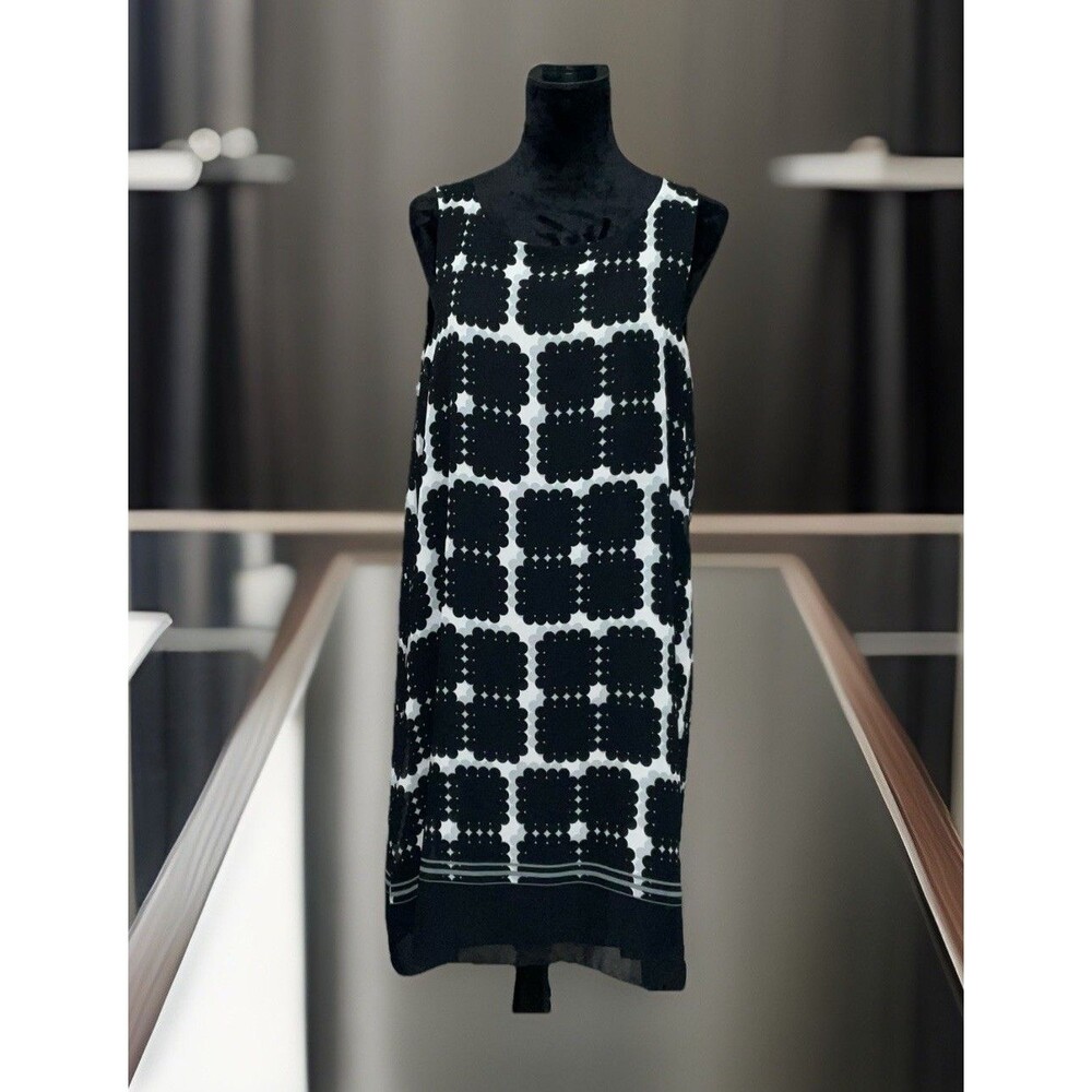 Max Studio Black And White Dress
